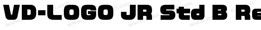 VD-LOGO JR Std B Reg字体转换